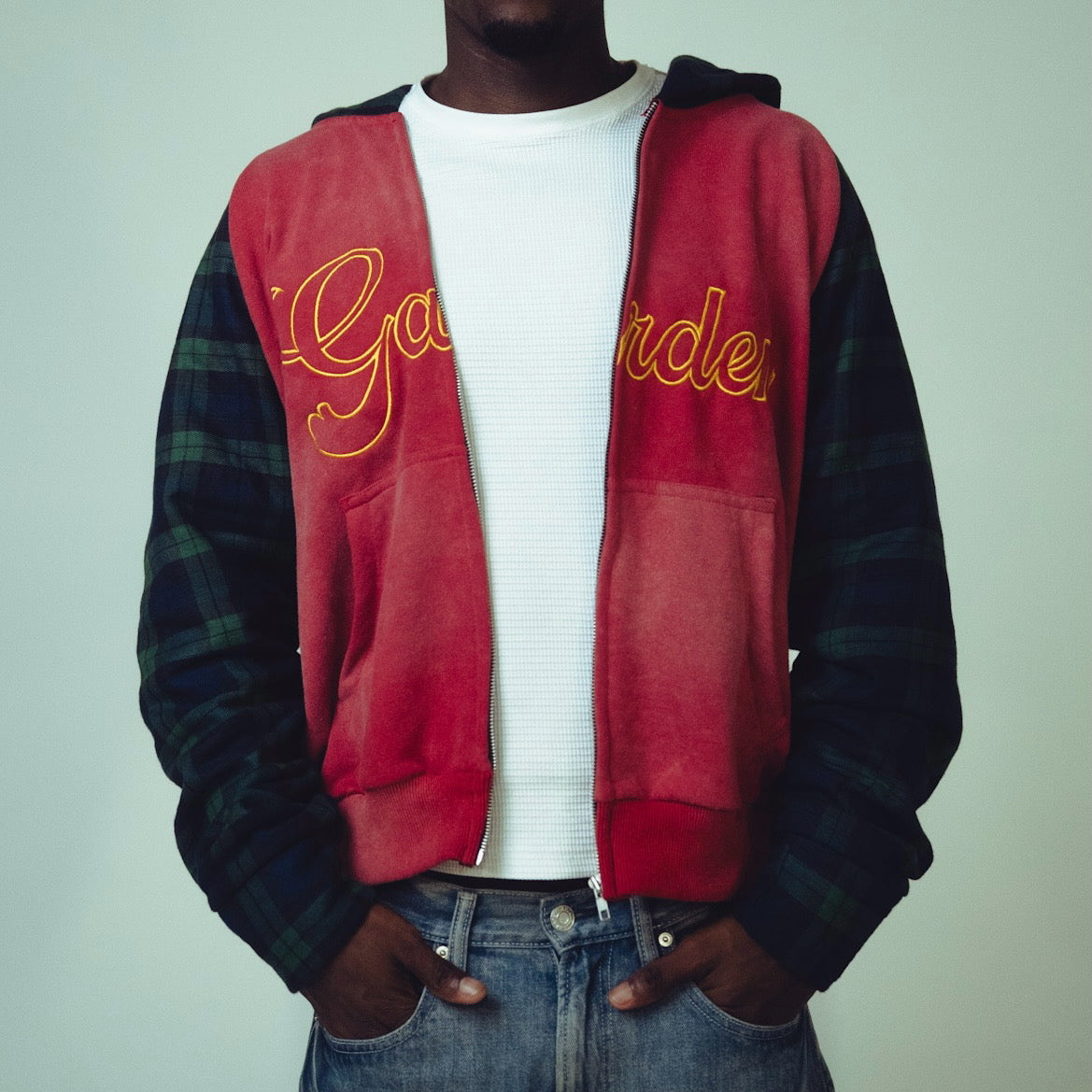 scottish zip up jacket