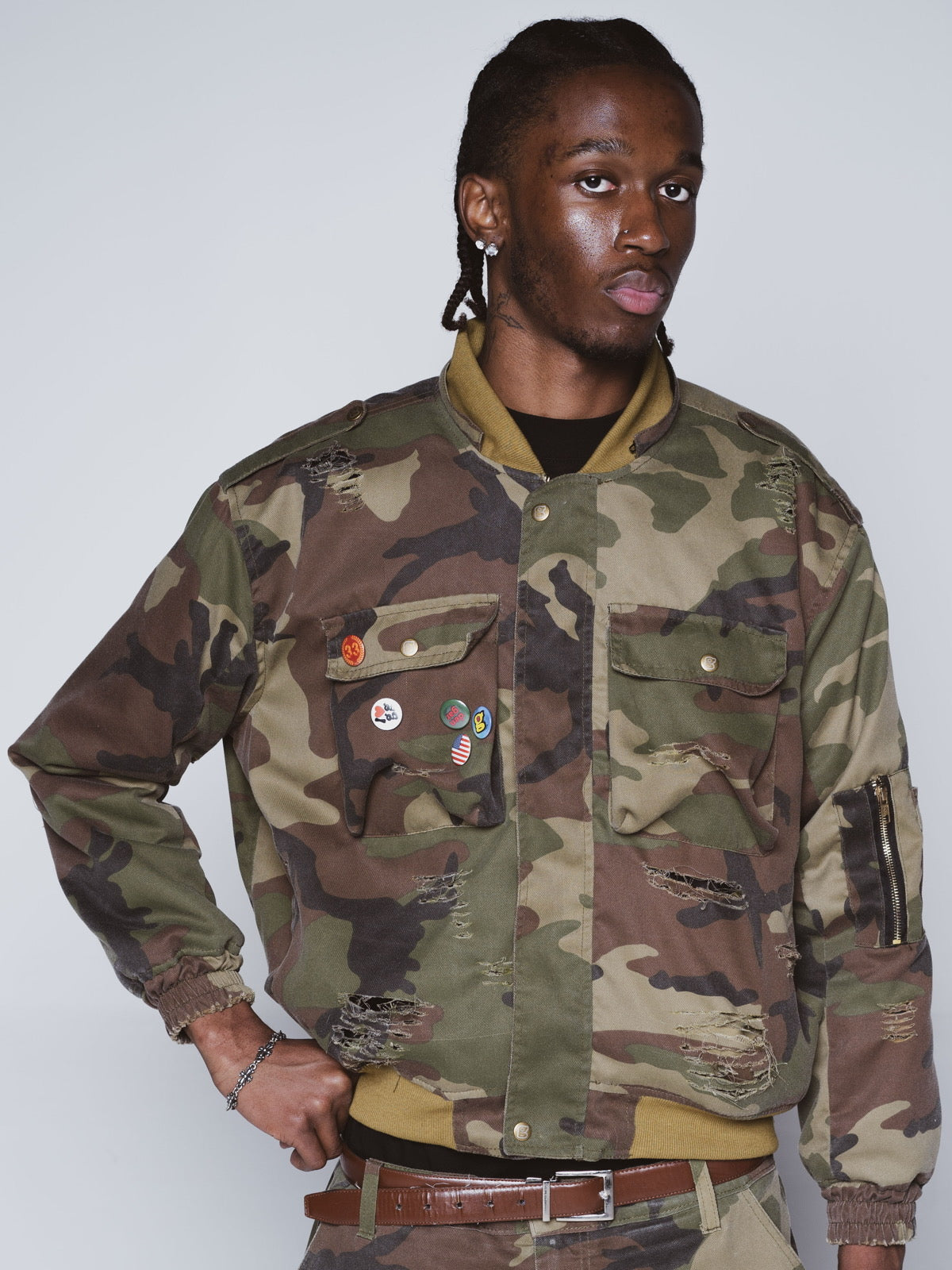 camoflower jacket