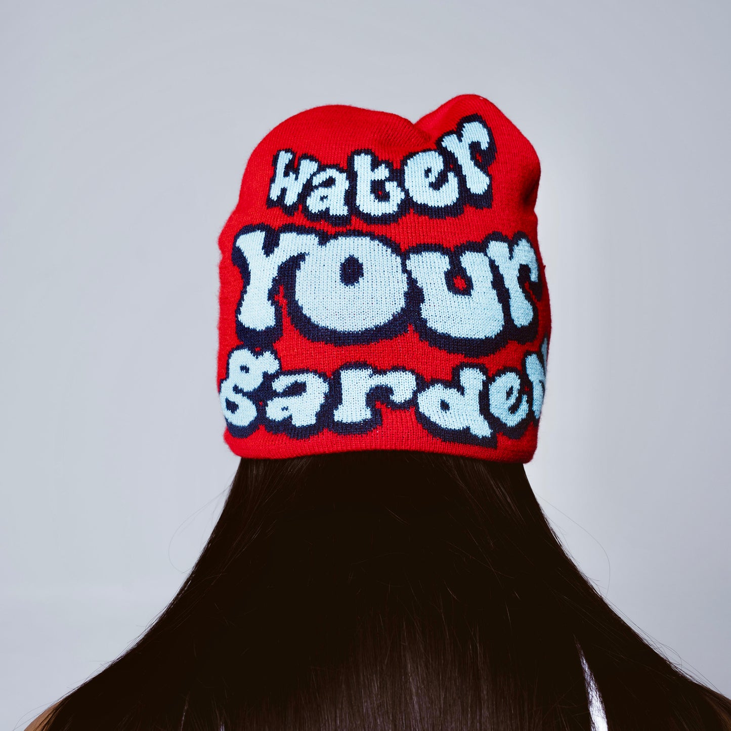 g-flower beanie (red)