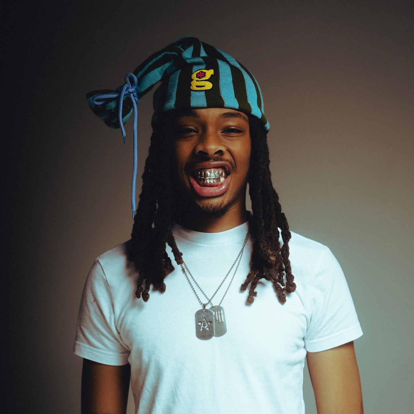 captain planet pinstripe beanie