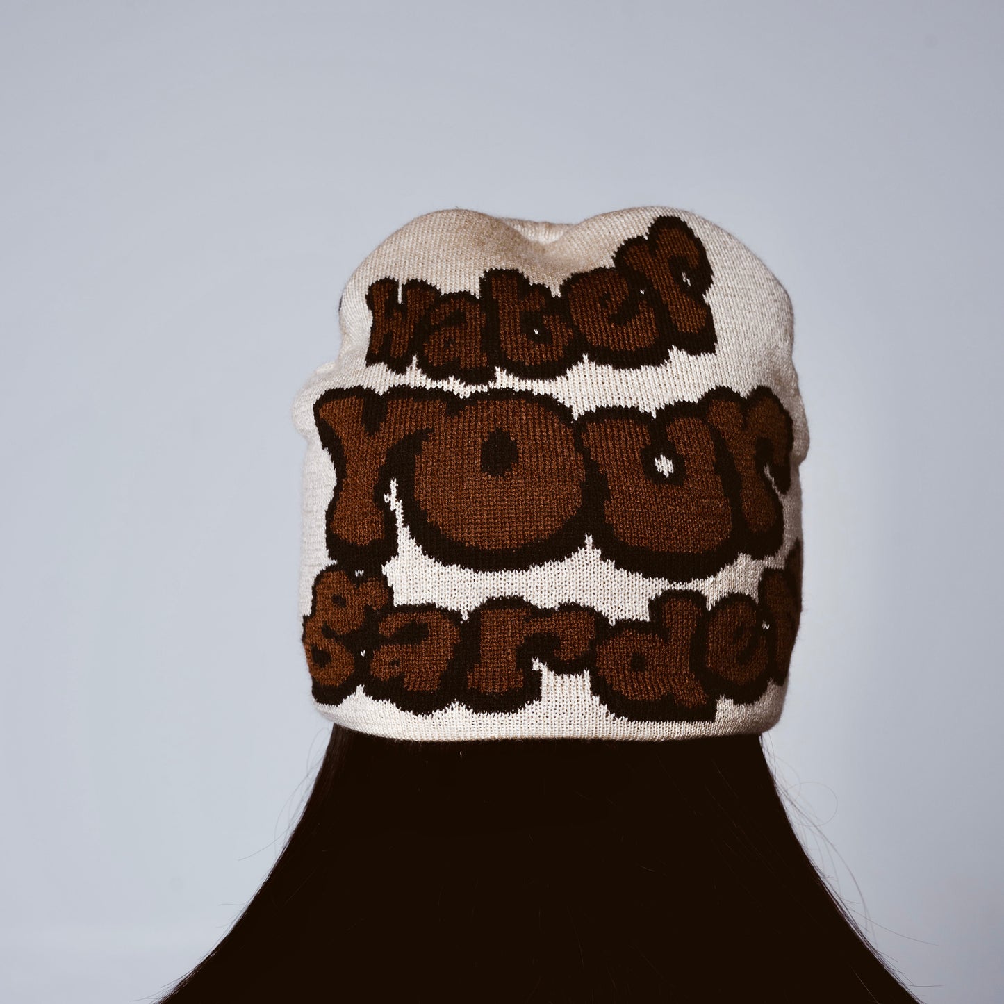 g-flower beanie (mocha)