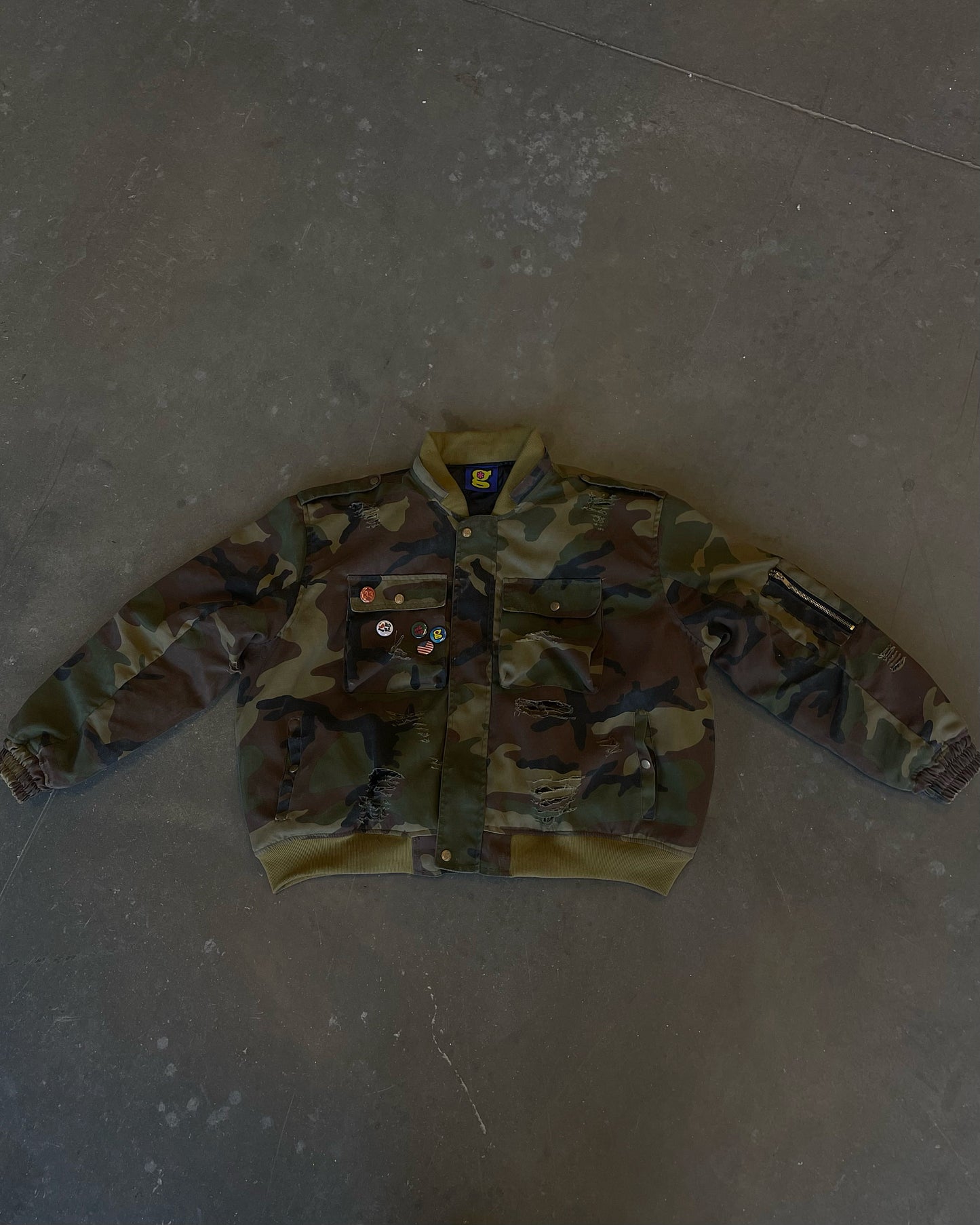 camoflower jacket