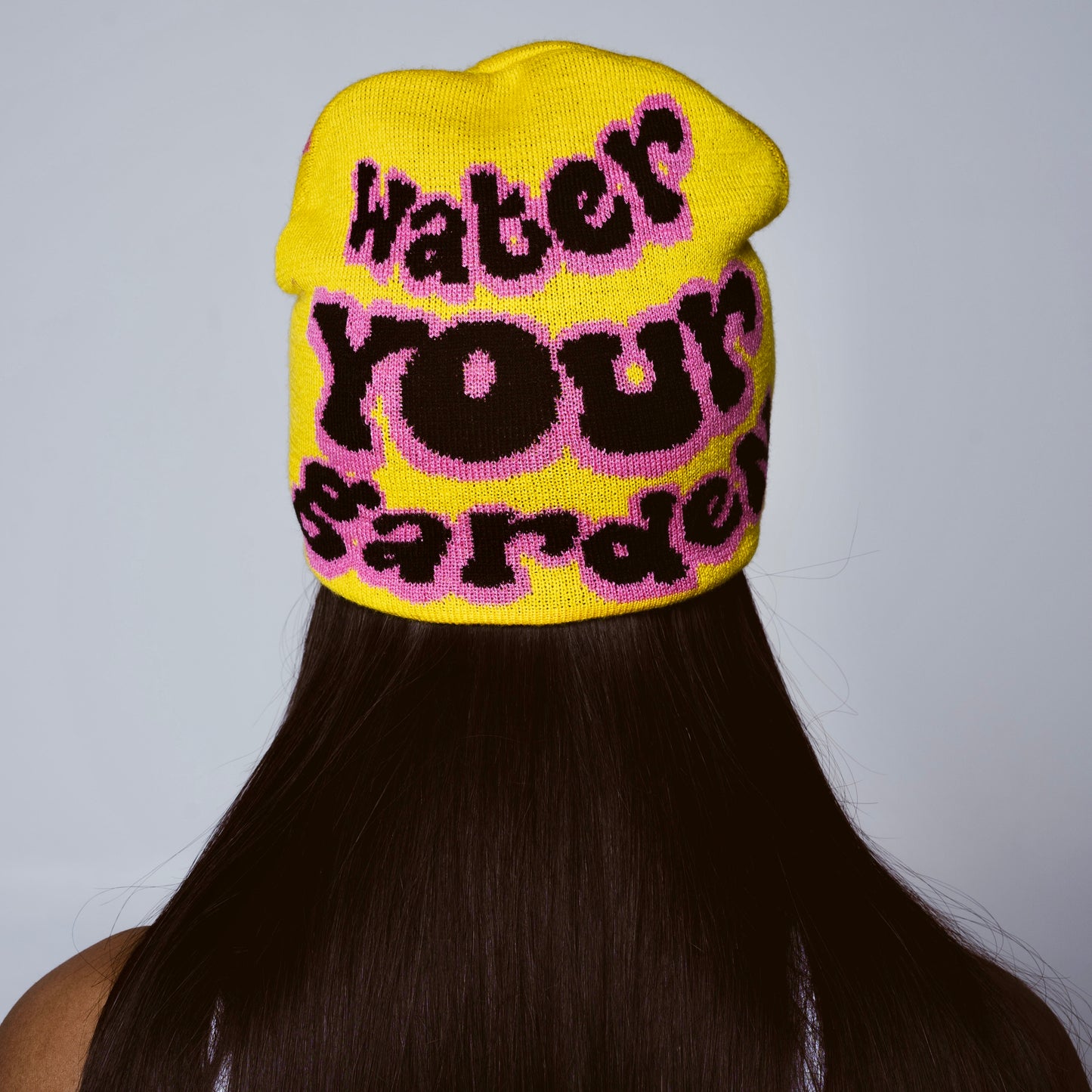 g-flower beanie (yellow)