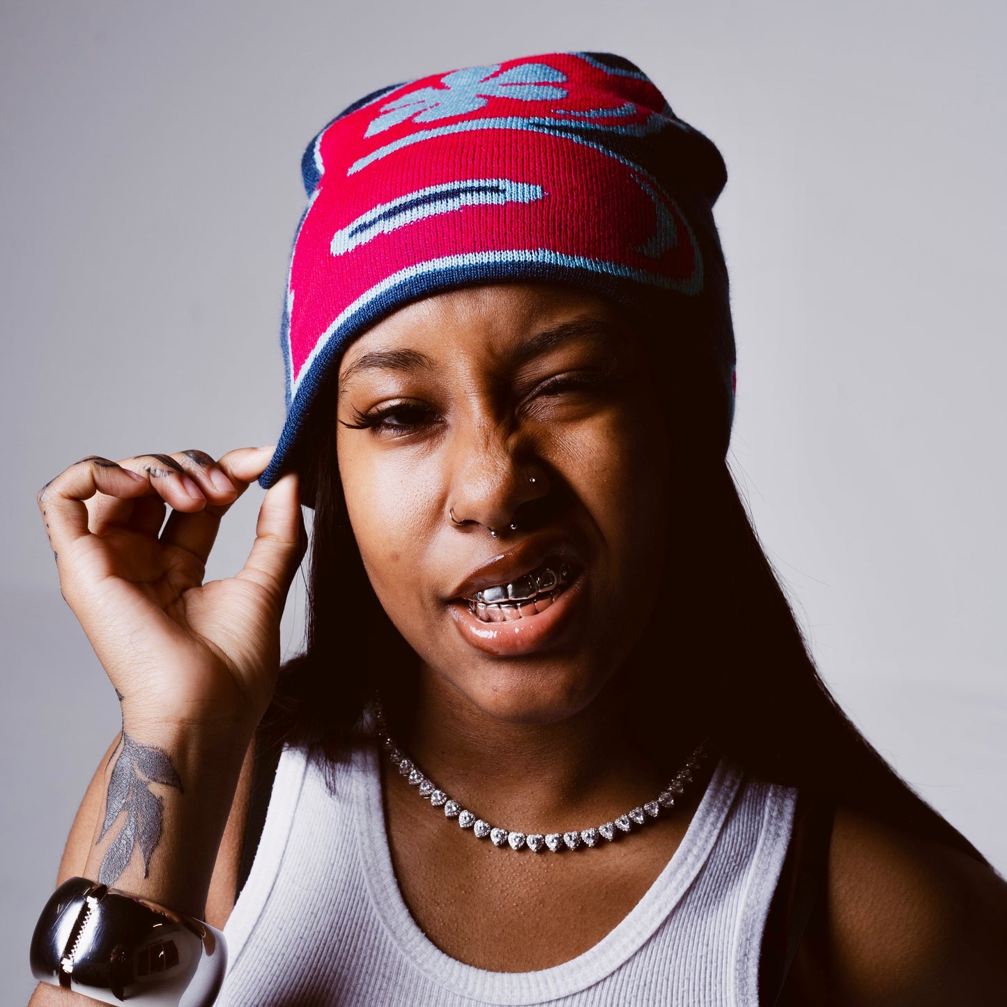 g-flower beanie (navy)