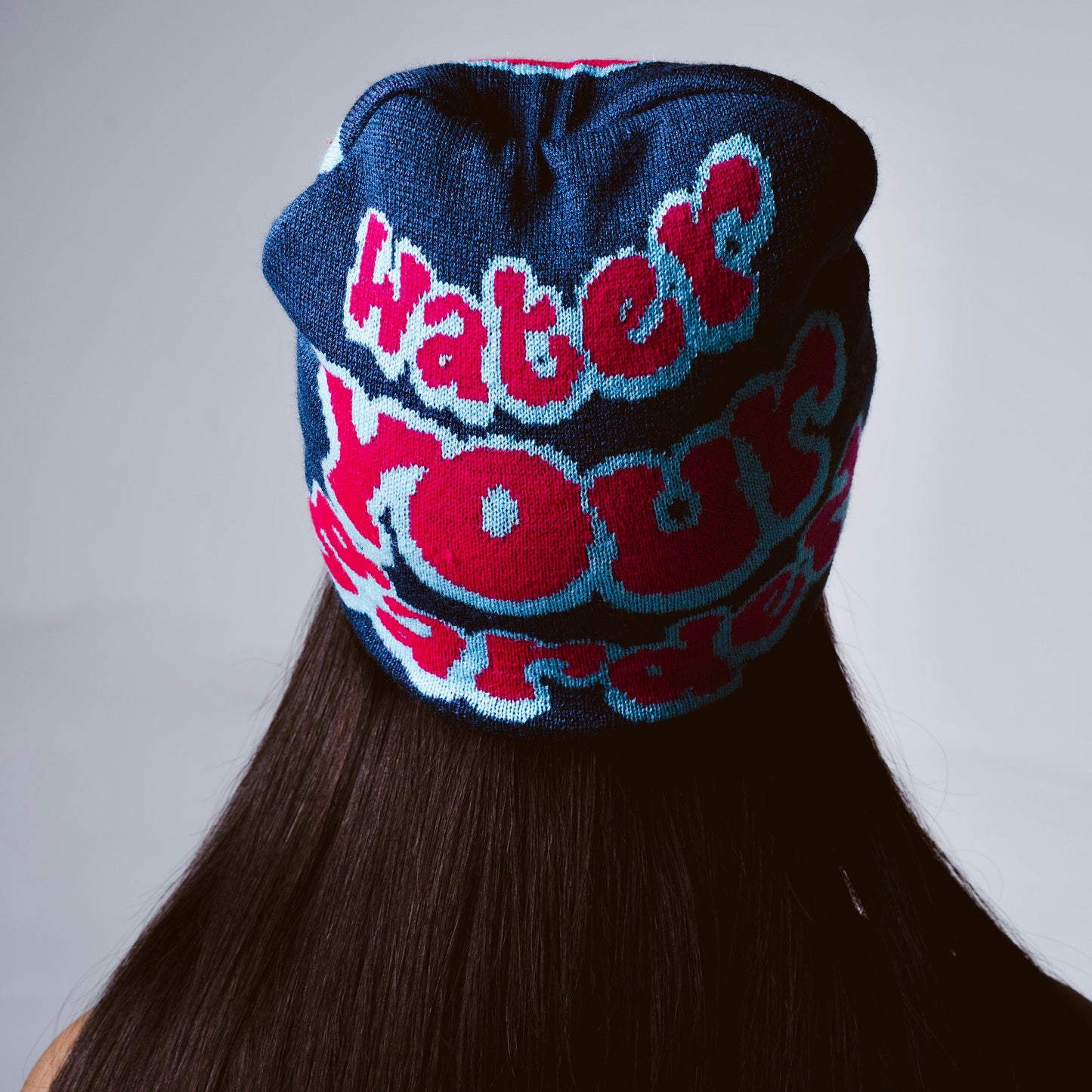 g-flower beanie (navy)
