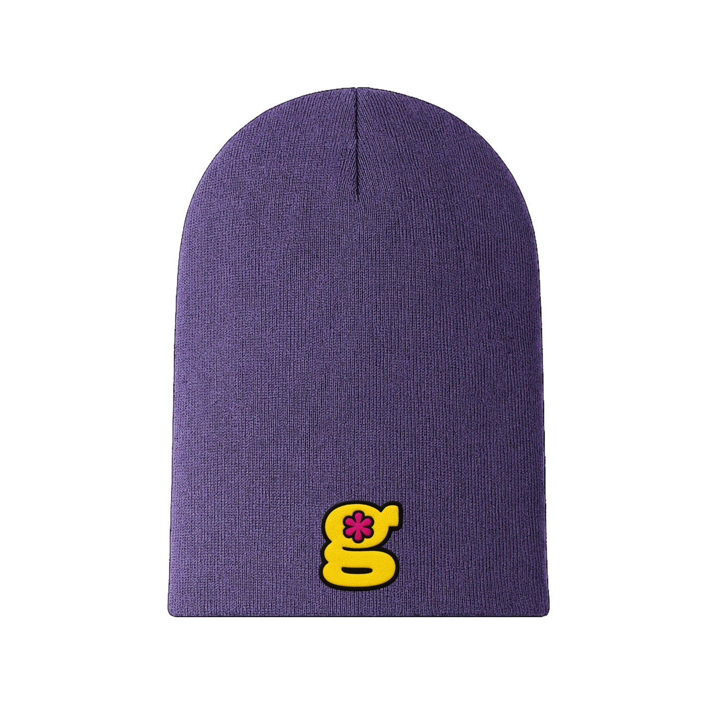 slouchy beanie (purple)