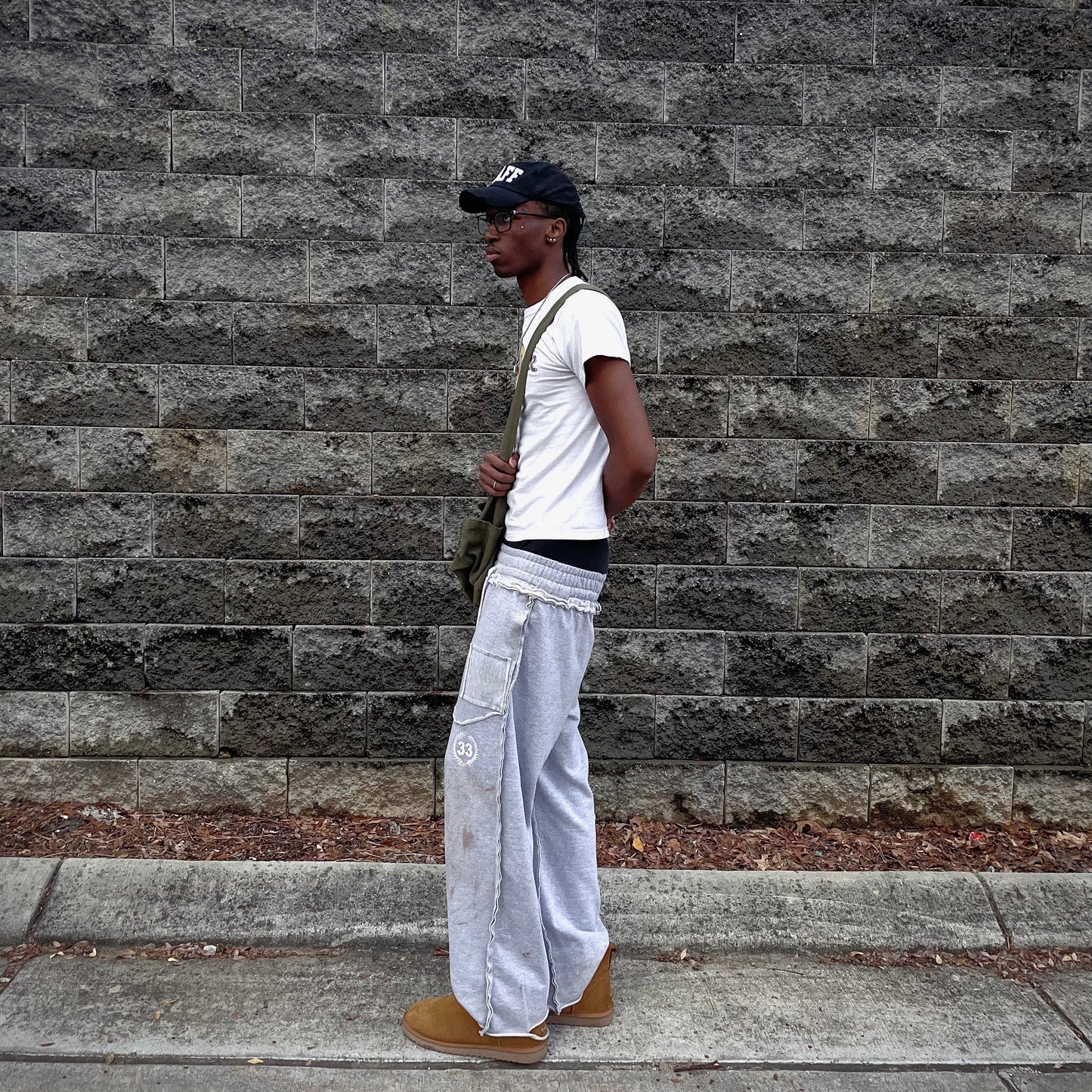 never washed sweatpants