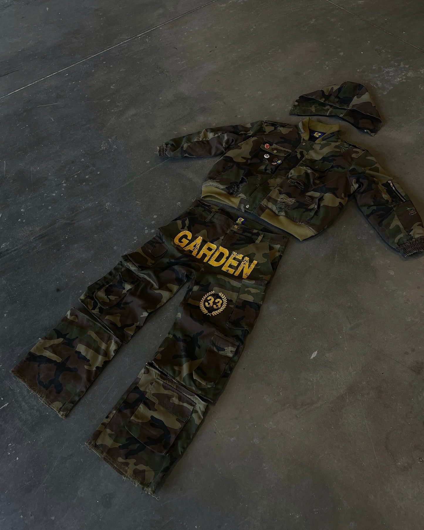 camoflower jacket
