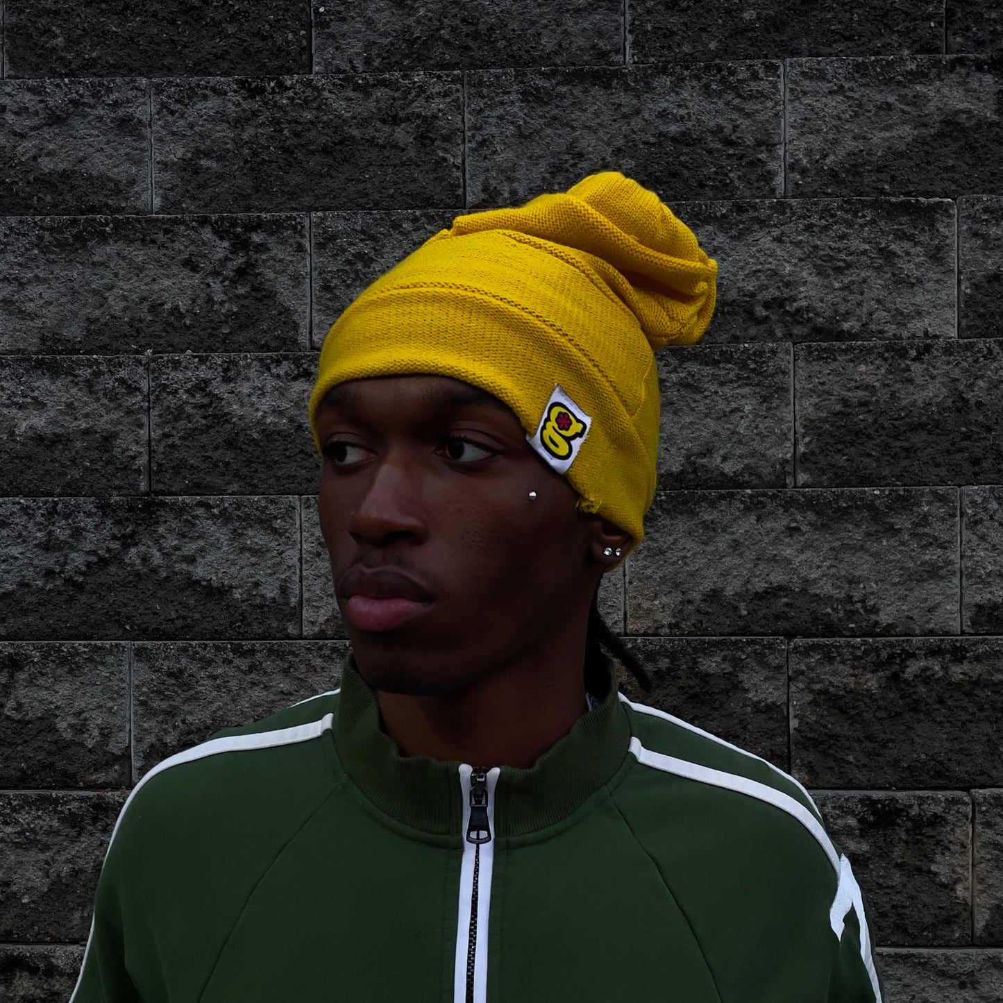 banana slouch beanie