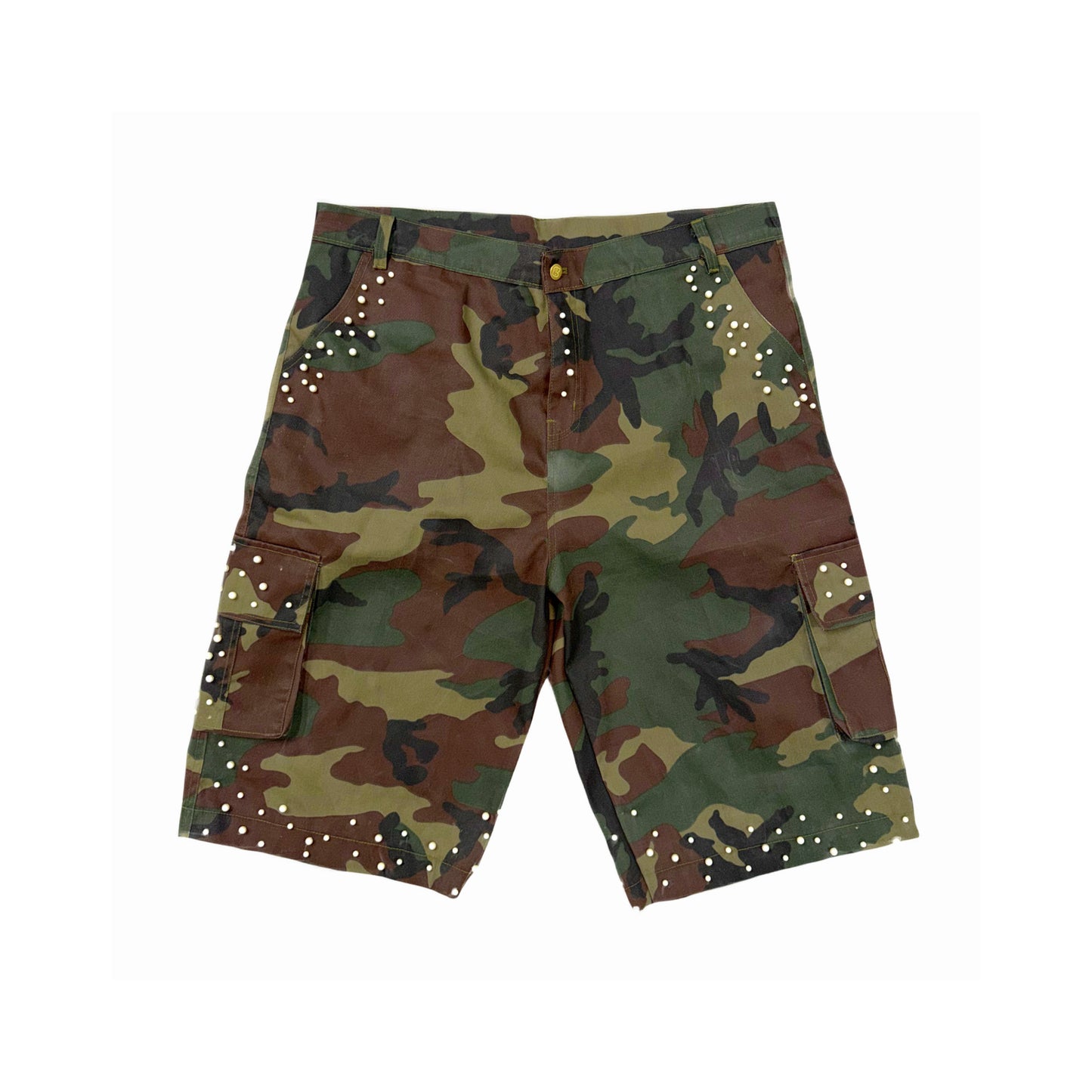 mother of pearl shorts (camo)