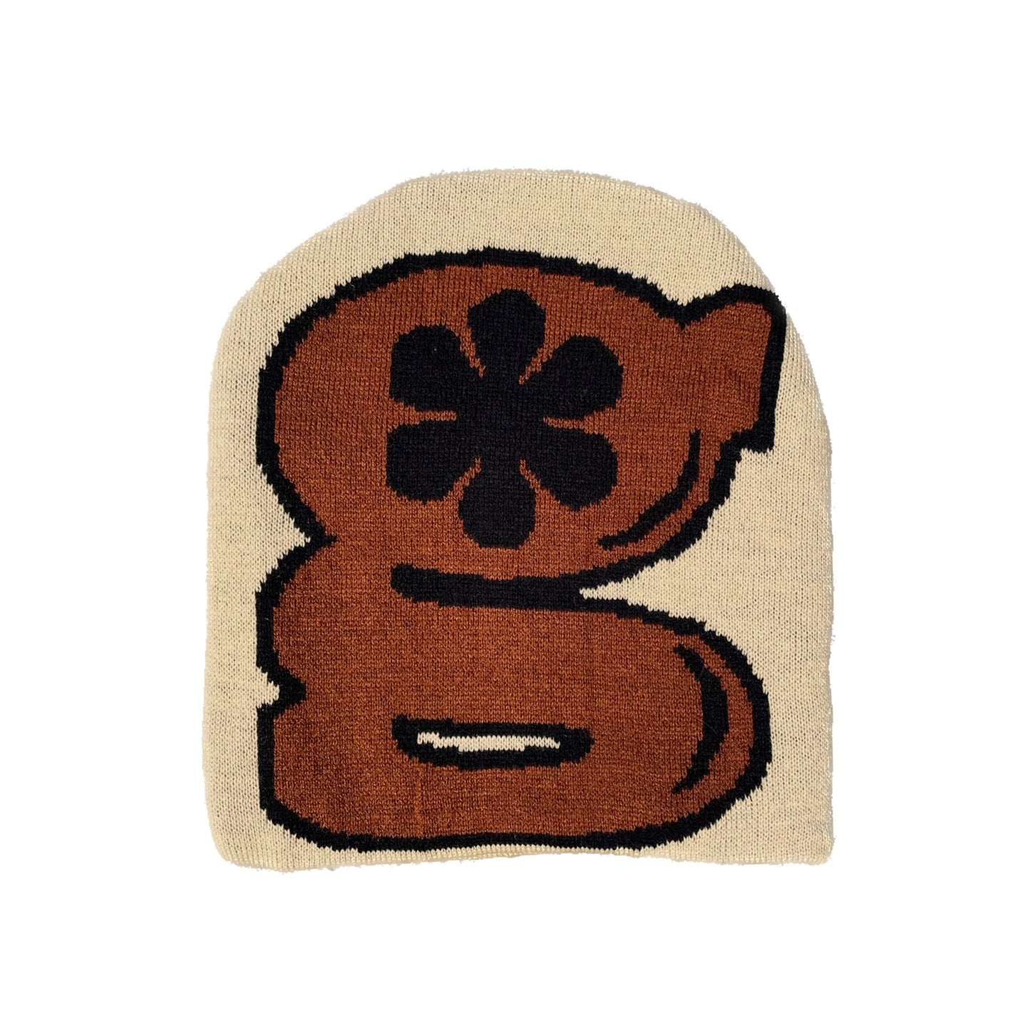 g-flower beanie (mocha)