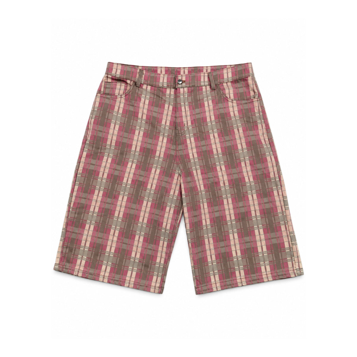 salmon plaid shorts