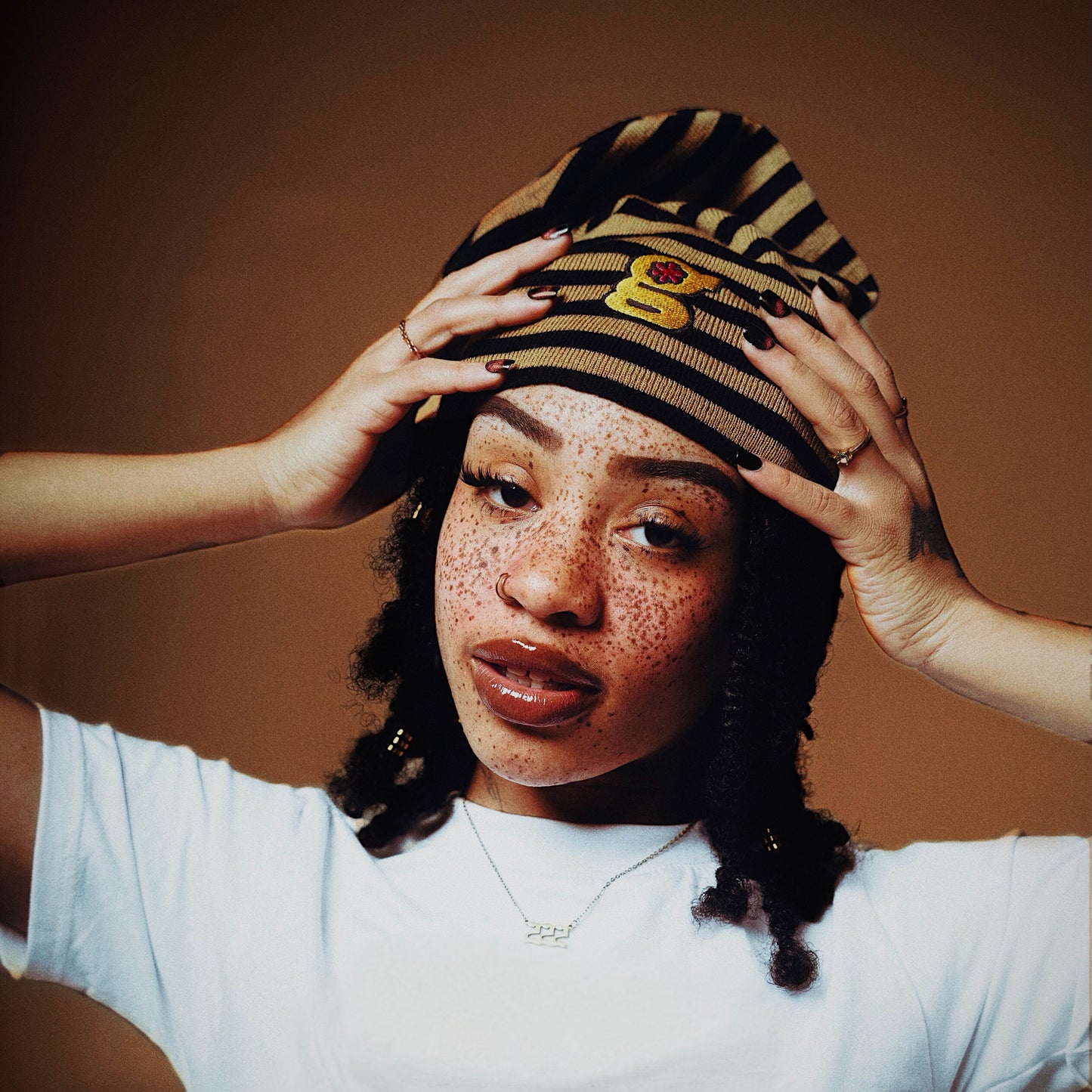 slouchy beanie (saints)