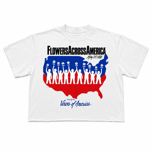 flowers across america tee