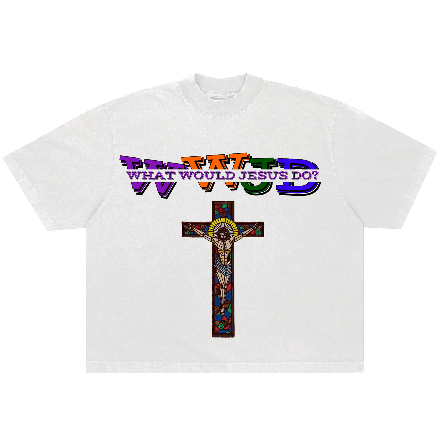 WWJD church camp tee