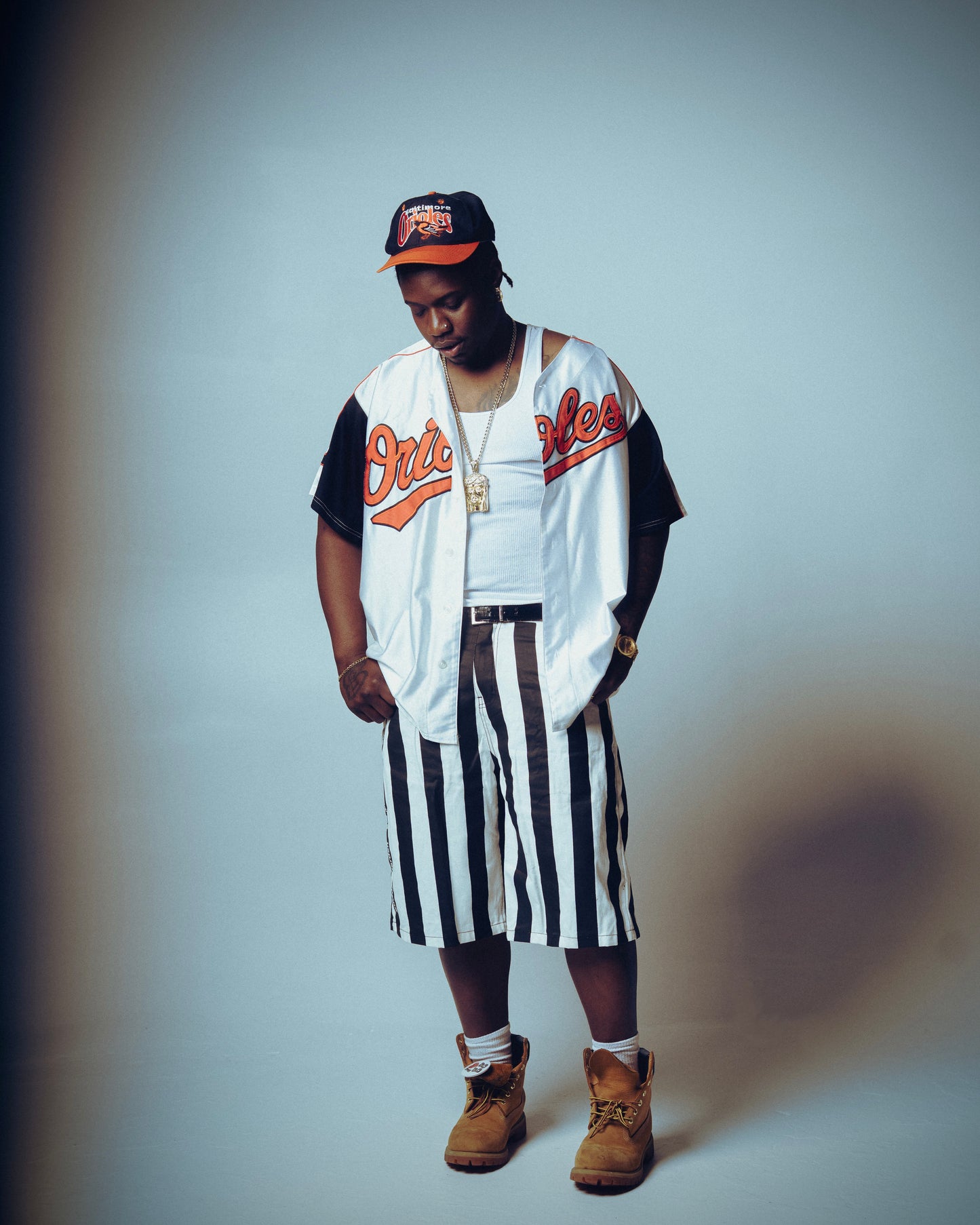 naughty by nature shorts (b/w)