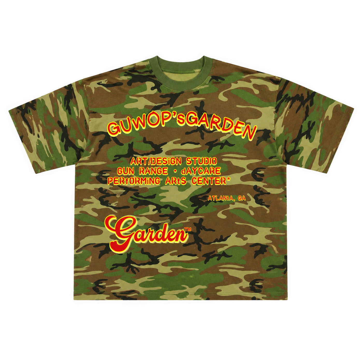 camouflage garden tee