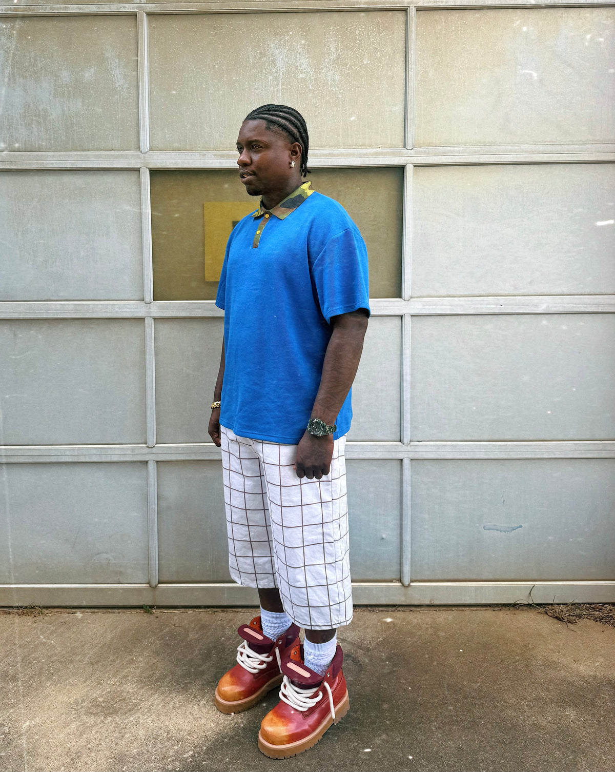 graph paper shorts