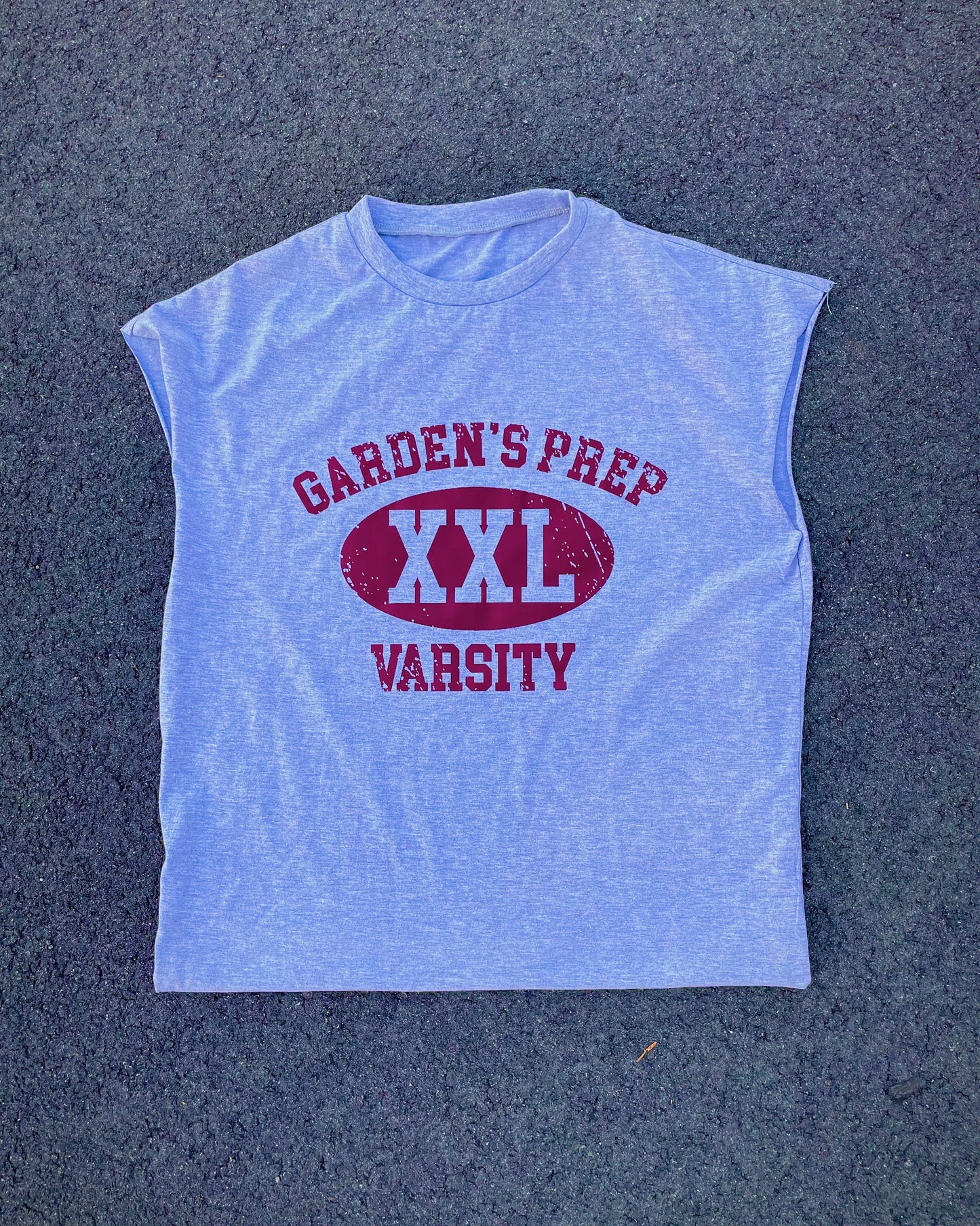varsity sleeveless shirt