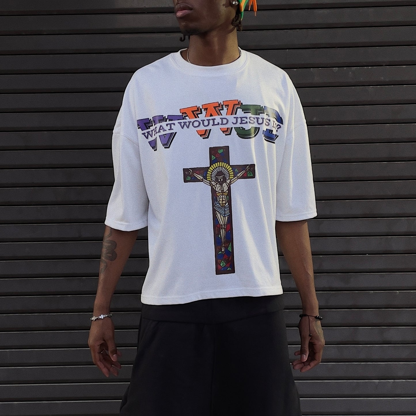 WWJD church camp tee