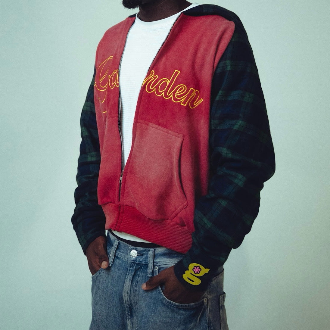 scottish zip up jacket