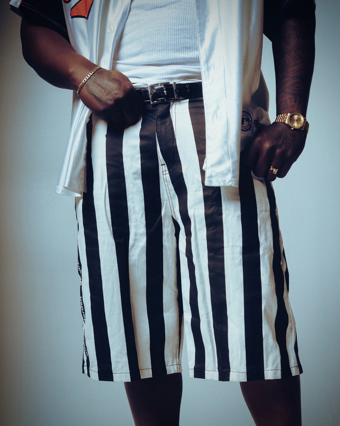 naughty by nature shorts (b/w)