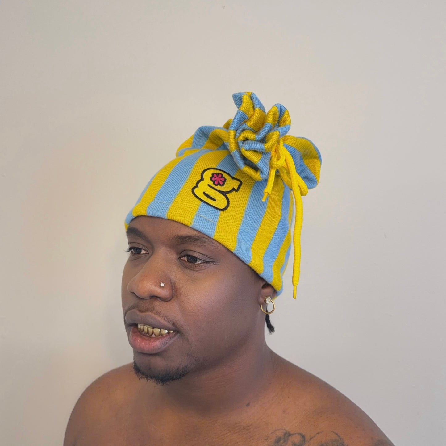 denver nuggets pinstripe beanie