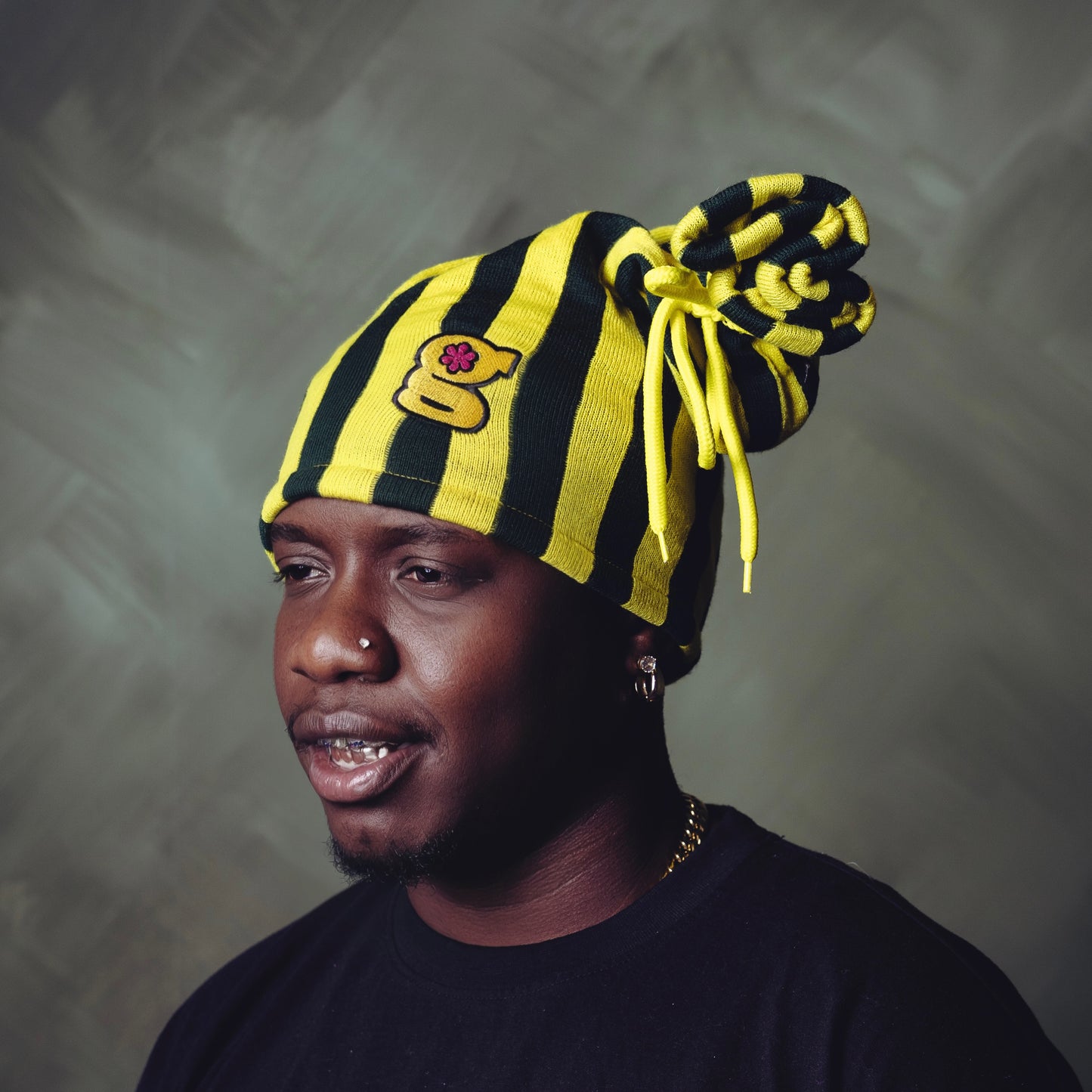 green bay pinstripe beanie