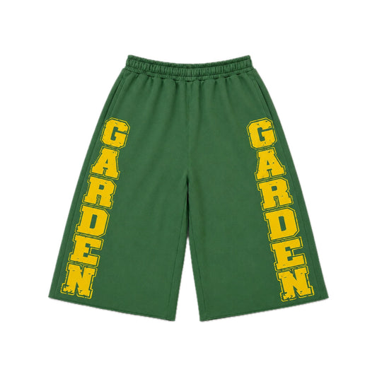 garden sweat shorts (green)