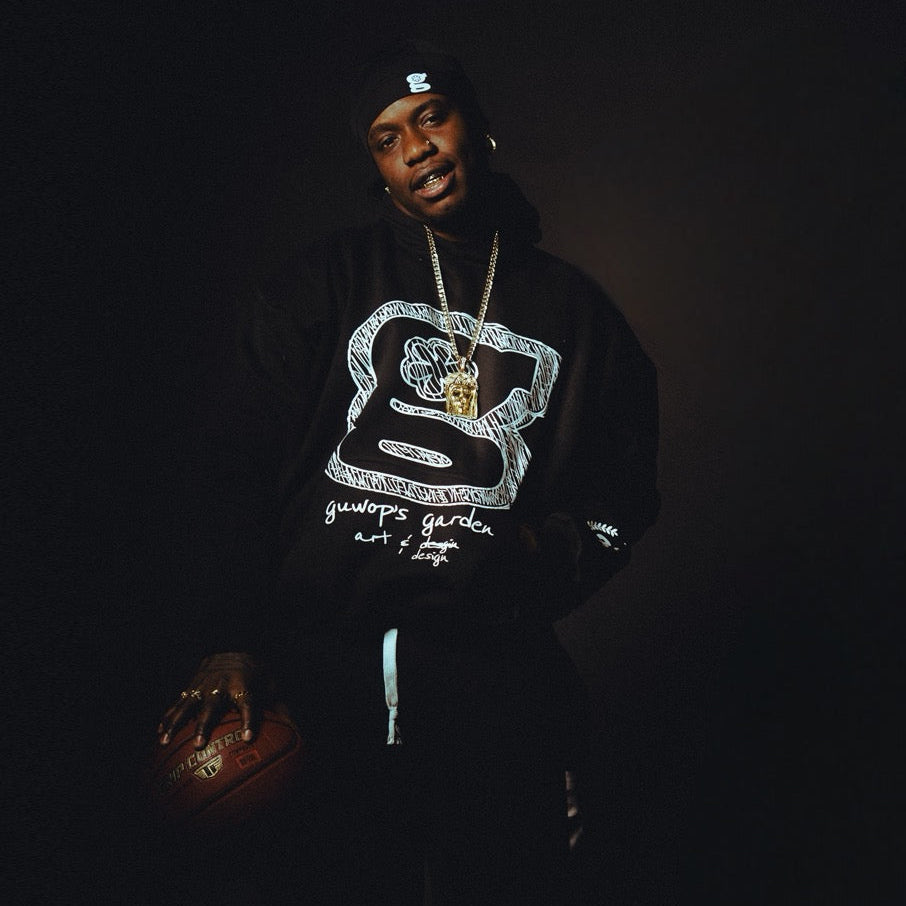 art & design hoodie (black)