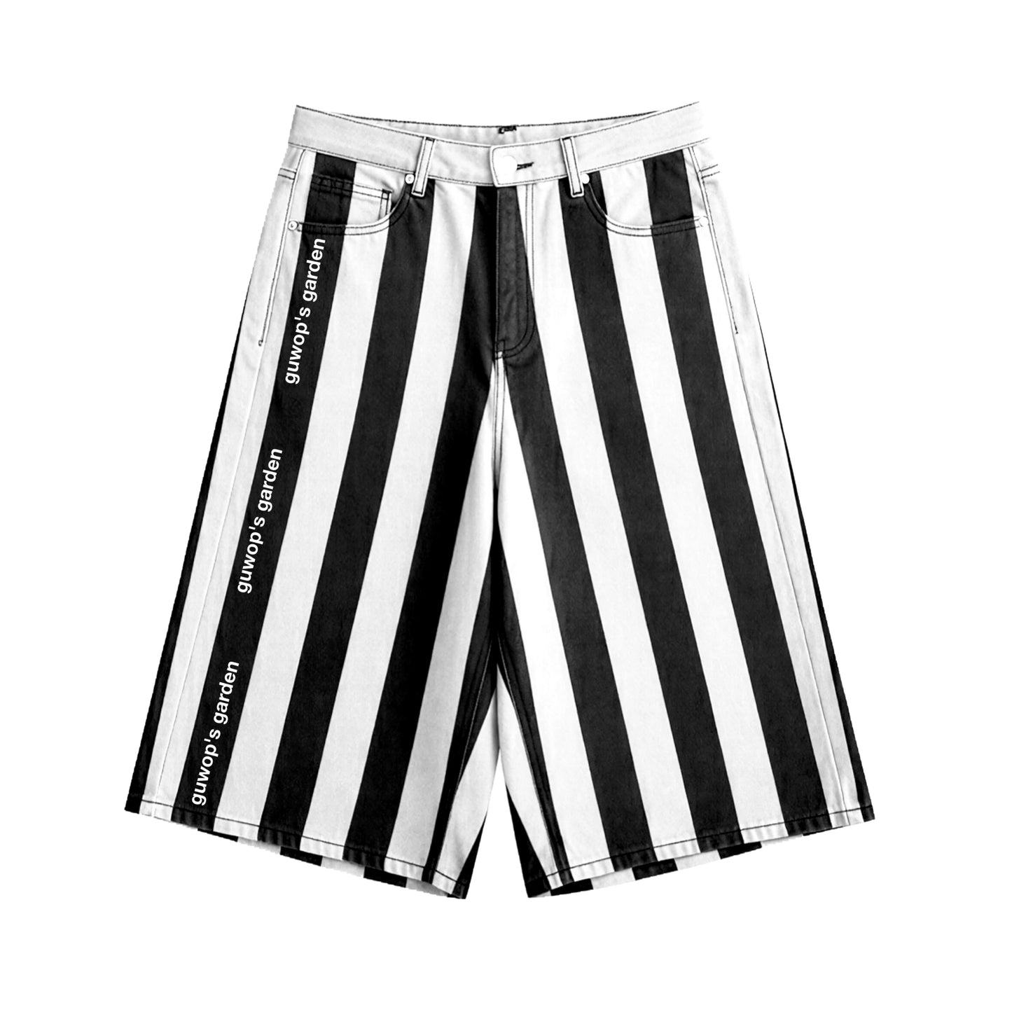 naughty by nature shorts (b/w)