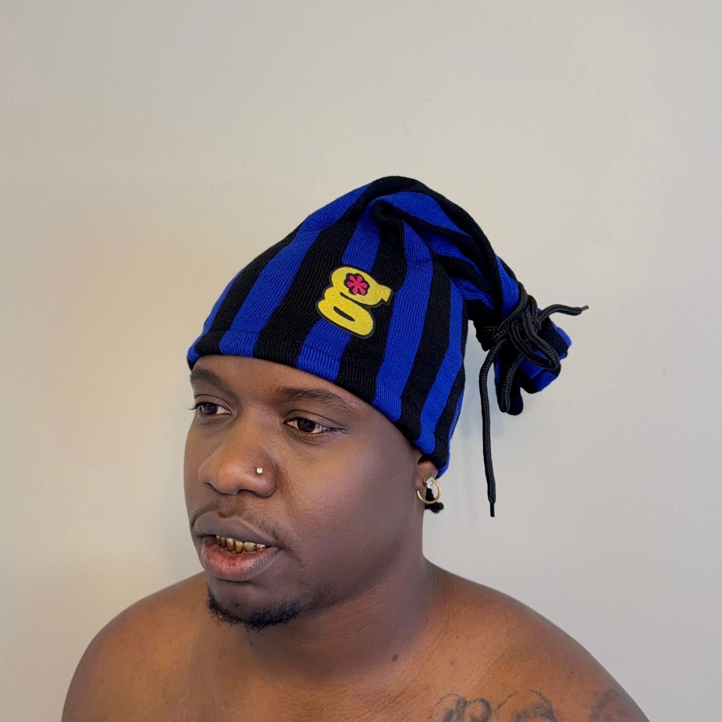 midnight pinstripe beanie – Guwop's Garden
