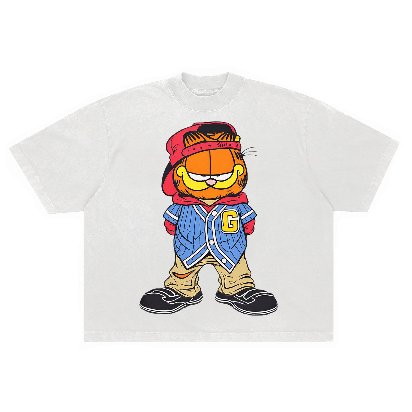 garden garfield tee