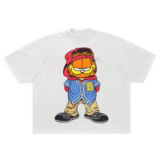 garden garfield tee