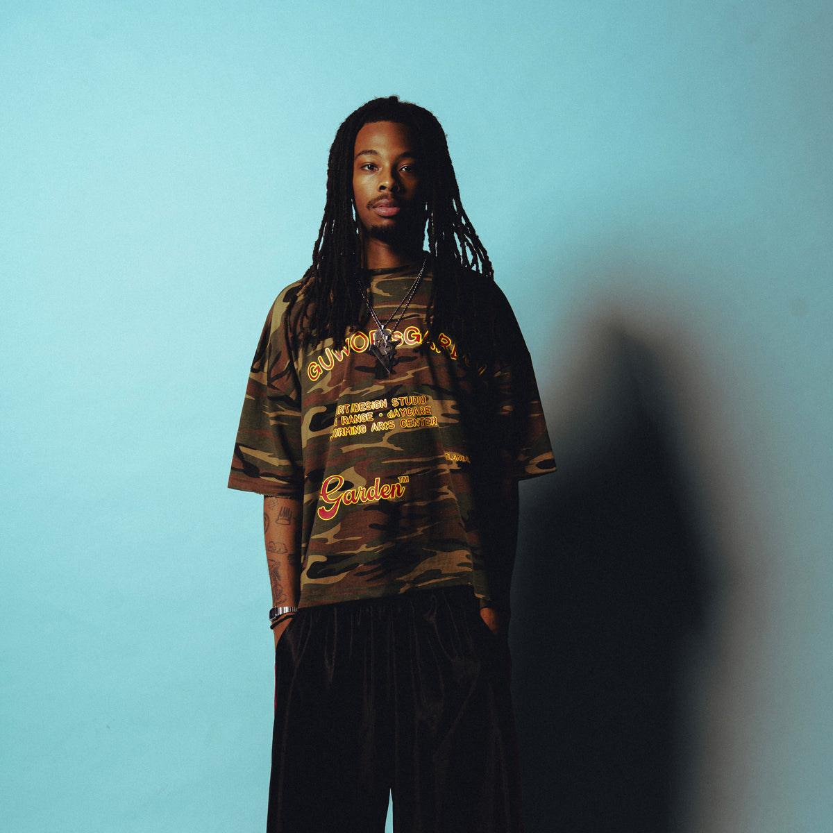 camouflage garden tee