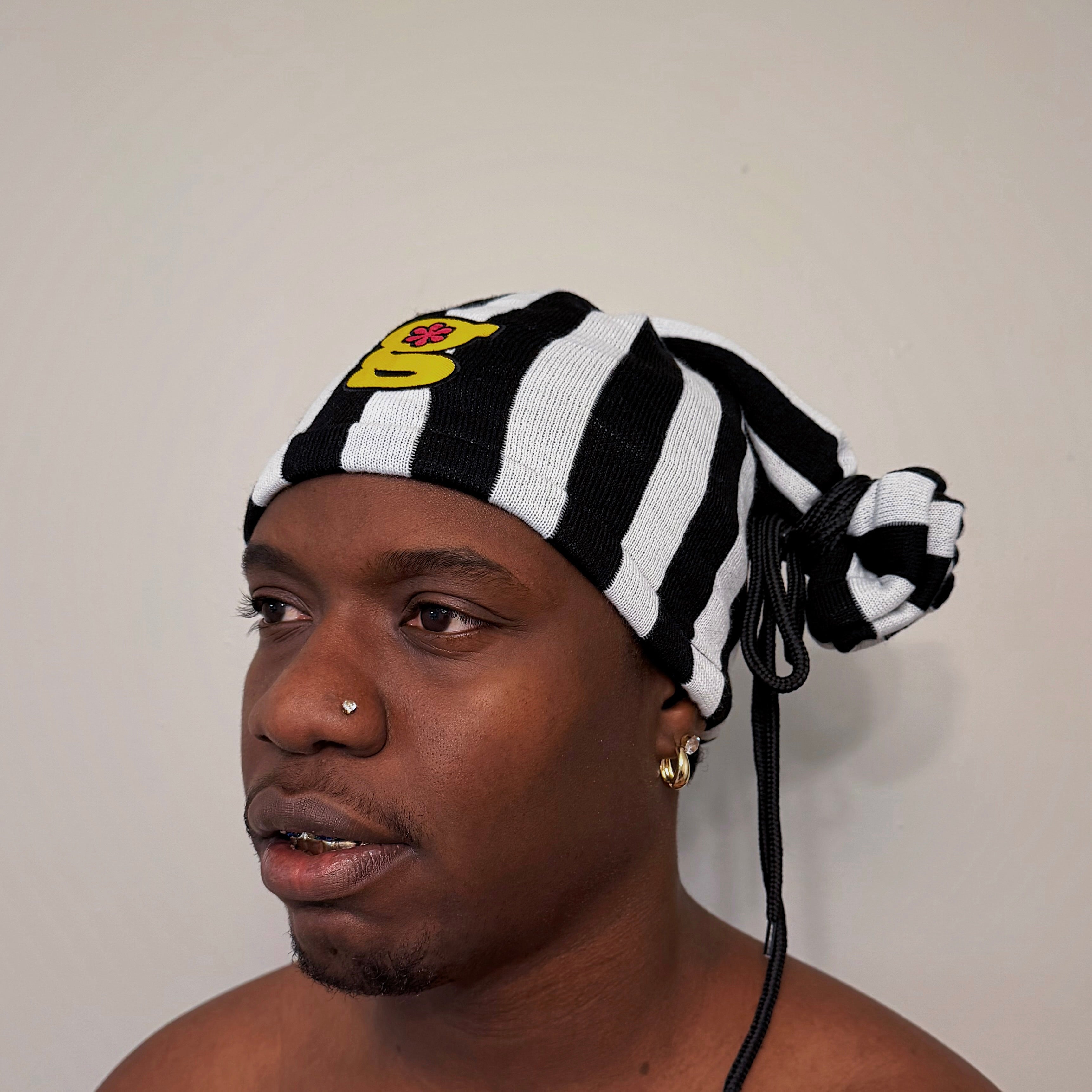 【RONE PARC】Spangle shaggy beanie jailbird beanie – Guwop's Garden