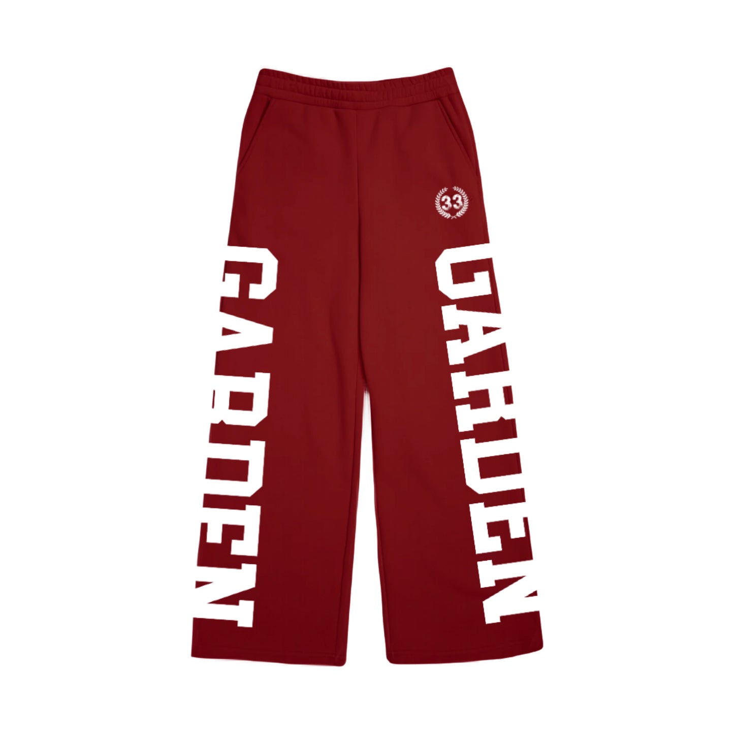garden sweats (maroon)