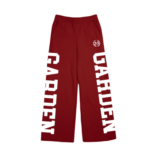 garden sweats (maroon)