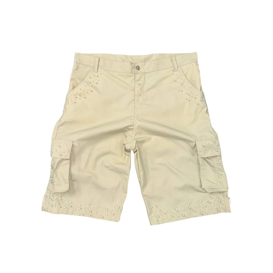 mother of pearl shorts (cream)