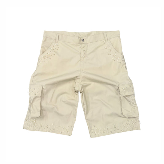 mother of pearl shorts (cream)