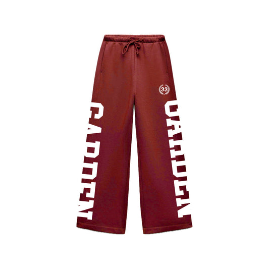 garden sweats (maroon)